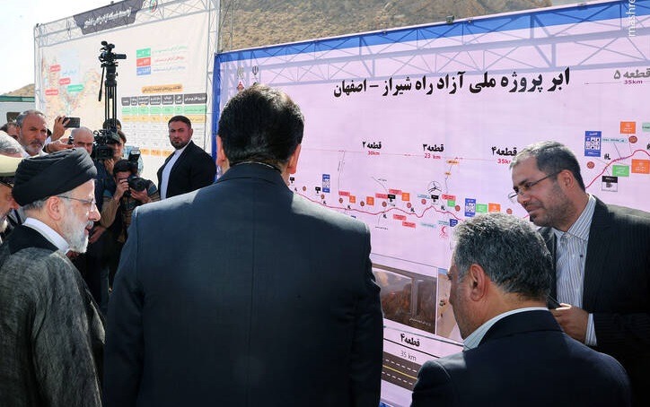افتتاح پروژه بزرگ و ملی آزادراه شیراز – اصفهان به طول ۲۱۲ کیلومتر